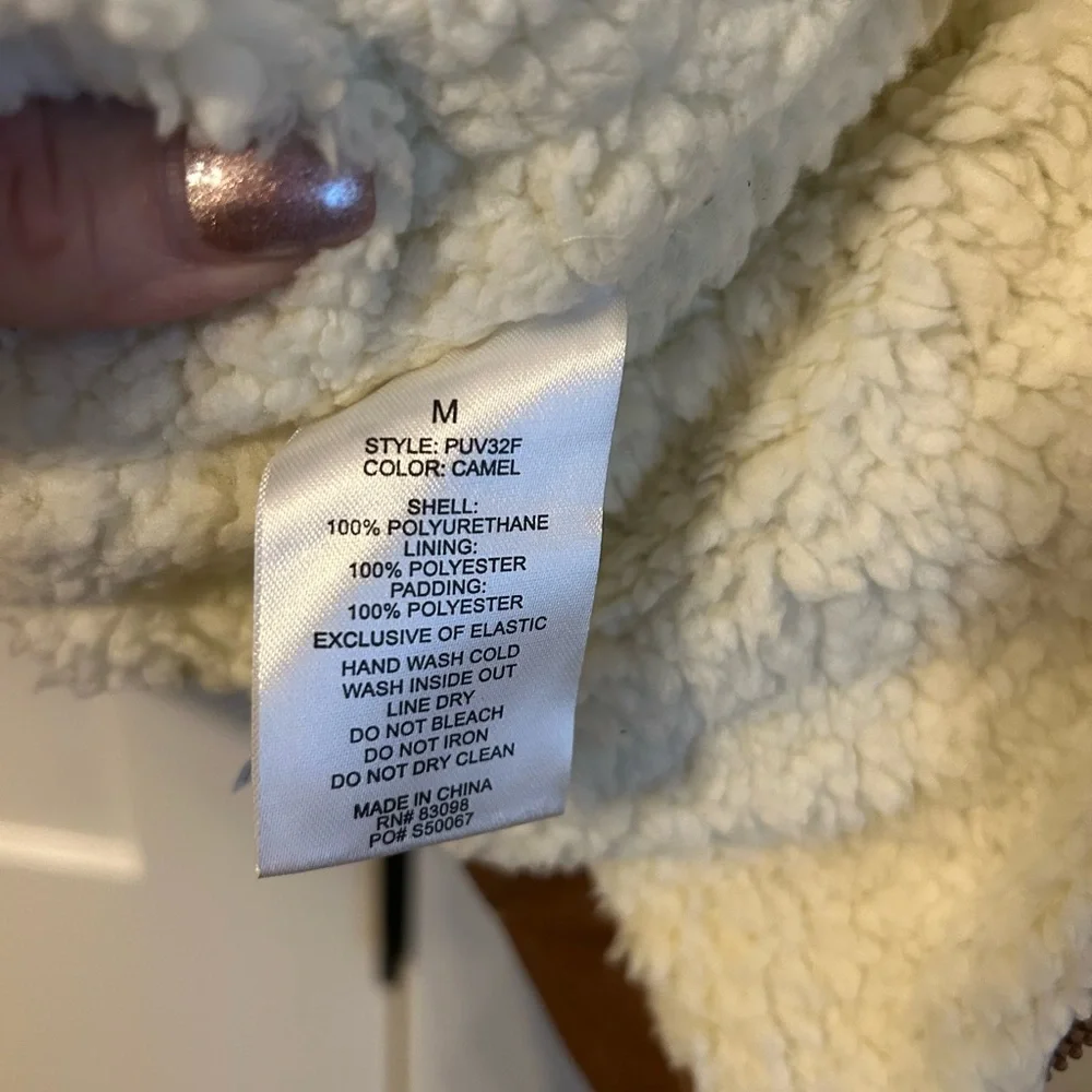 Ci Sono Tan Puffer Vest for Women - Picture 8 of 8